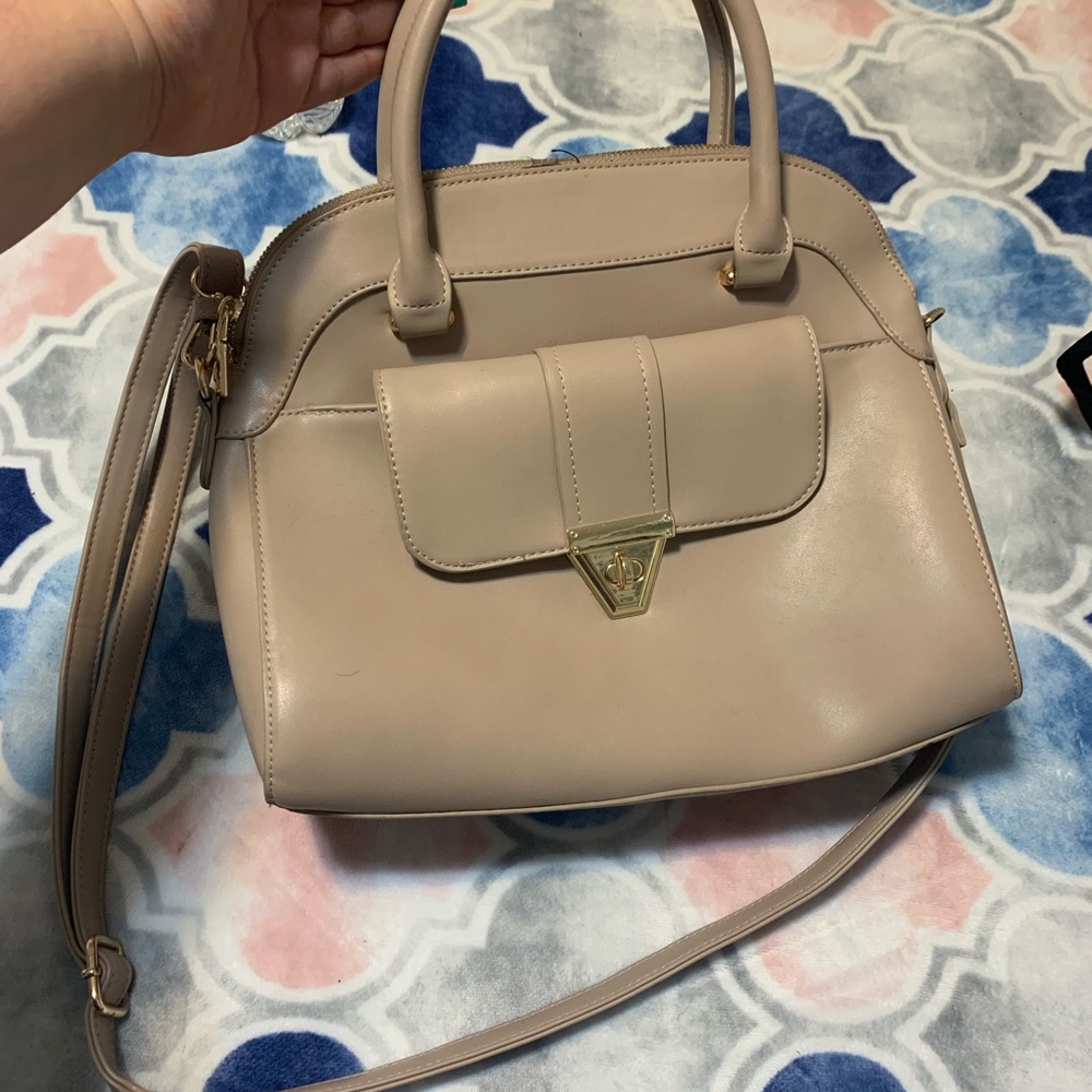 Cream color purse